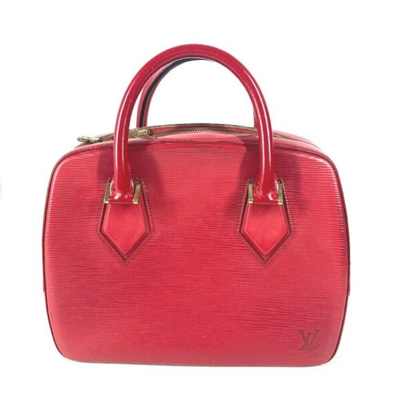 LOUIS VUITTON M52047 Epi Sablon Bag Tote Bag Hand Bag Epi Leather Castilian red - Picture 1 of 16